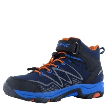 Hi-Tec Hiking Shoes Blackout Mid WP (waterproof) navy blue/light blue Kids